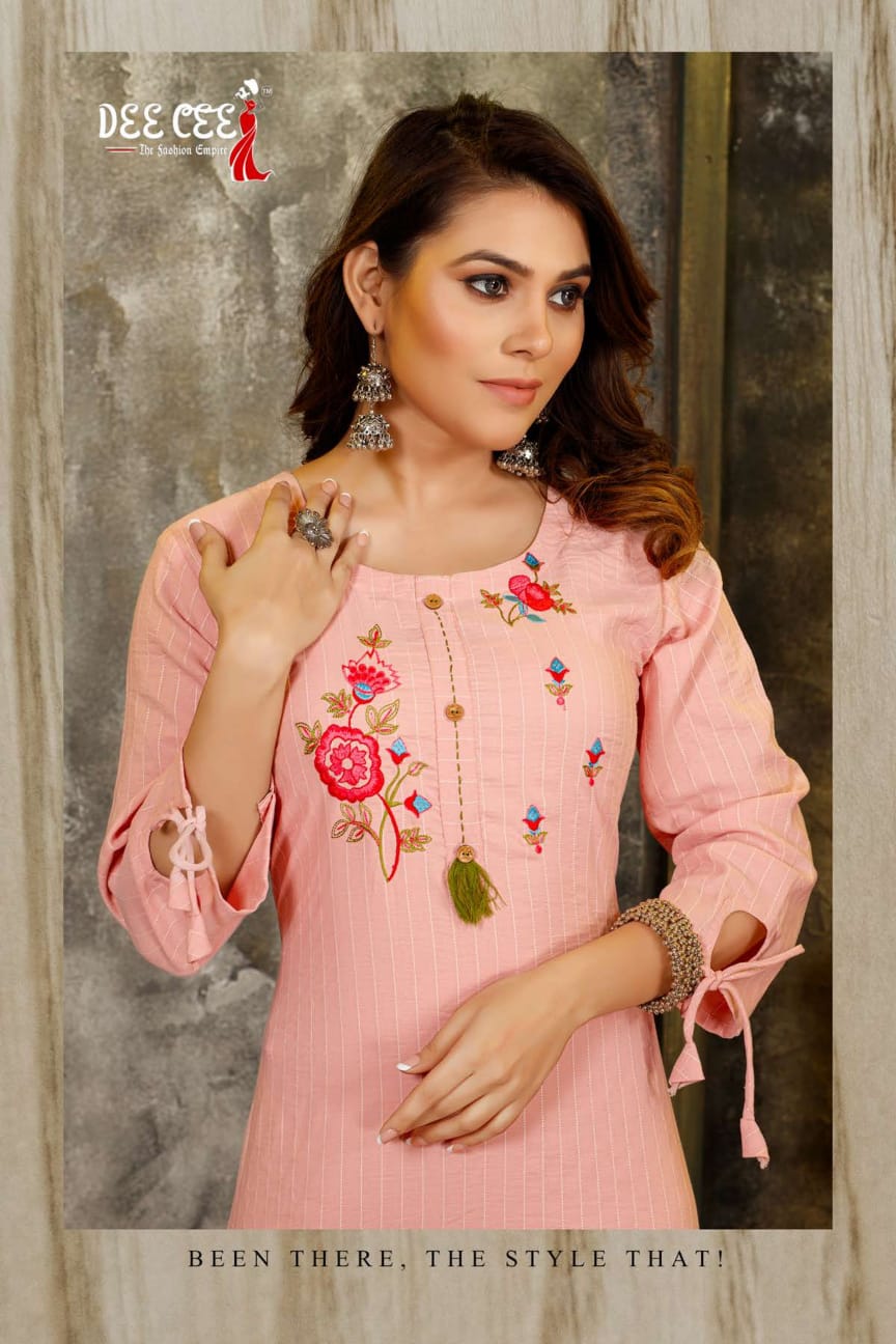 Renetta By Dee Cee A Line Long Kurtis Catalog